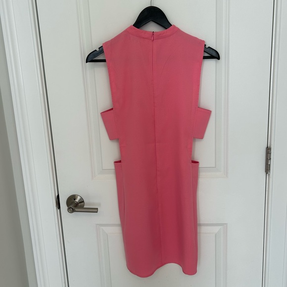 Tobi Barbie Pink Side Cut Out Mini Dress - Picture 6 of 6
